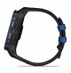 Instinct 3 – 50 mm, AMOLED - Black with Black/Bolt Blue Band - 010-03020-03 - Garmin 